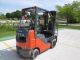 2013 Toyota 8fgcu25.  5000 Lb Capacity.  189 Inch Triple Mast Forklifts photo 2