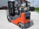 2013 Toyota 8fgcu25.  5000 Lb Capacity.  189 Inch Triple Mast Forklifts photo 3