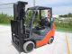 2013 Toyota 8fgcu25.  5000 Lb Capacity.  189 Inch Triple Mast Forklifts photo 4