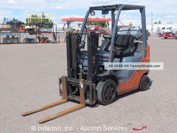 2007 Toyota 8fgcu20 3150 Lbs Warehouse / Industrial Forklift Lift Truck Bidadoo Forklifts photo