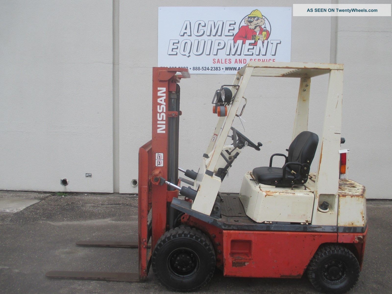 Nissan H01h90 Gasoline Powered Forklift 3f600u - 004252 Forklifts photo