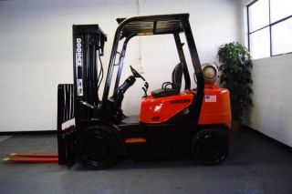2007 Doosan G25p - 3 Pneumatic Forklift Lift Truck Propane Video Included With Ad photo