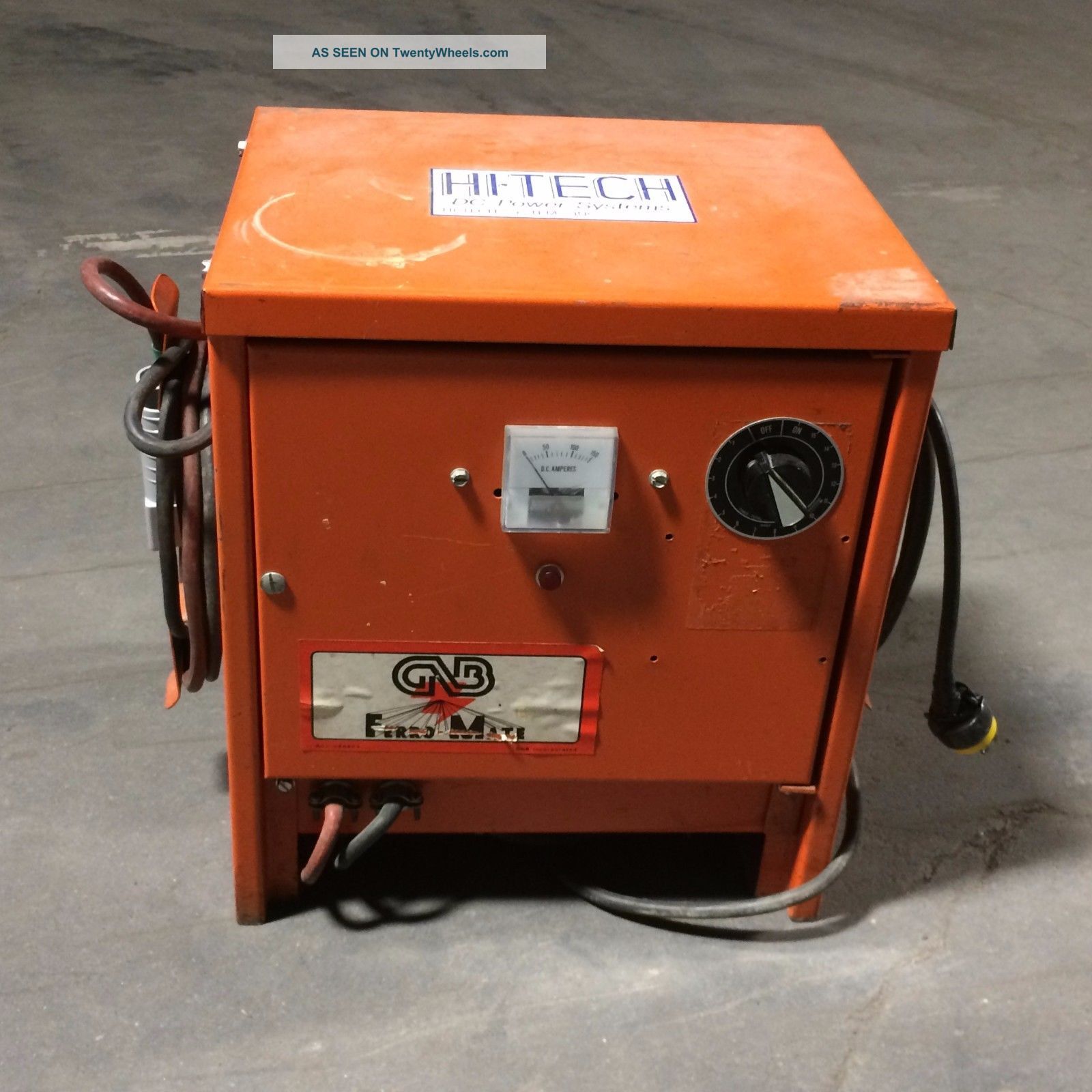 Electric Stand Behind Fork Lift 2, 500 Lb Capacity W/ Battery Charger