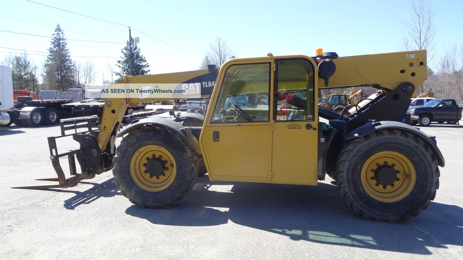 2007 Cat Tl642 Shooting Boom Forklift Forklifts photo