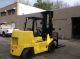 1999 Hyster Diesel Forklift 15,  500 Lbs 111/220 With Side Shift,  7 Foot Forks Forklifts photo 4