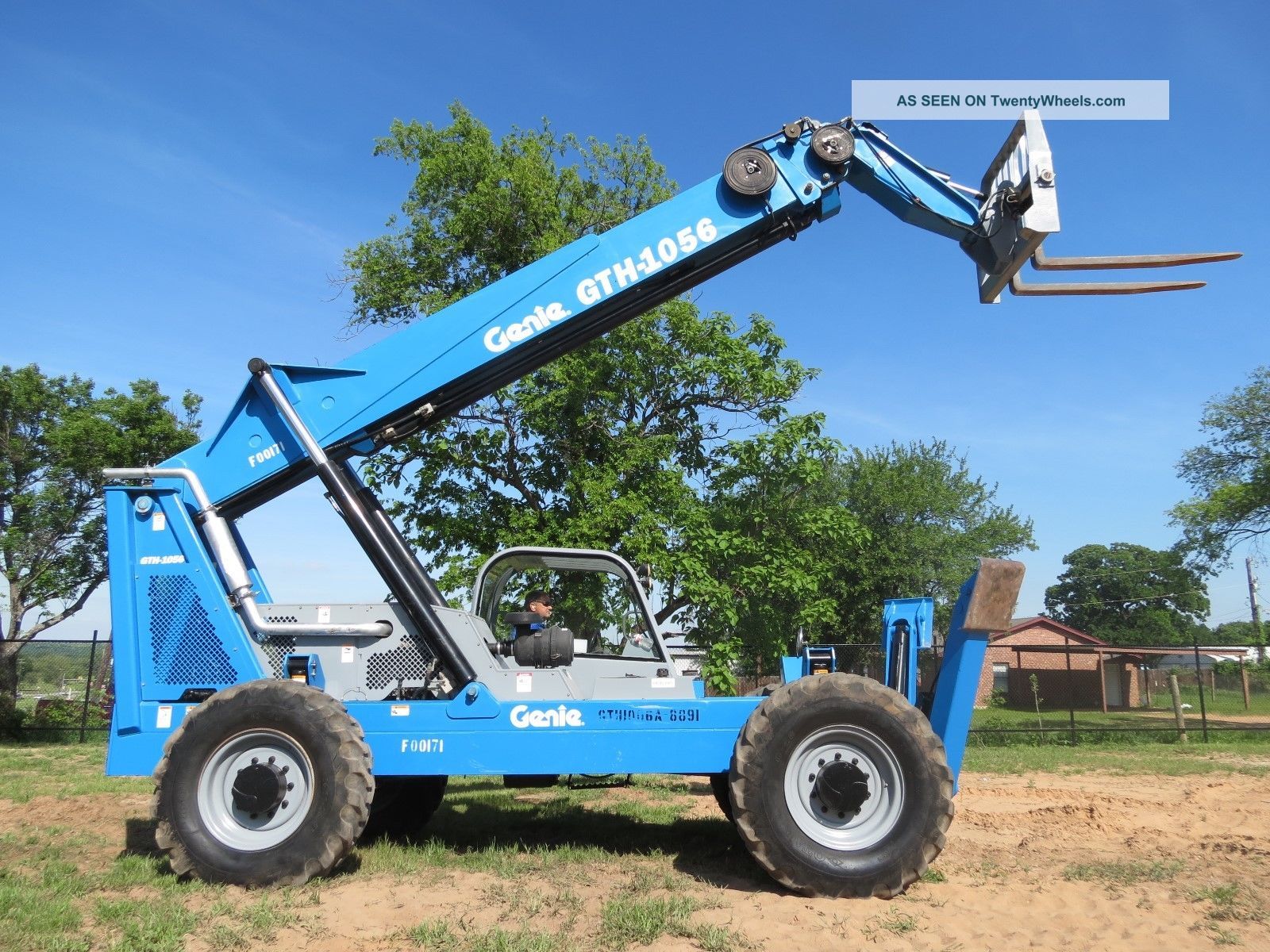 Genie Gth 1056 3100 Hrs Telescopic Forklift Telehandler 34 Pics