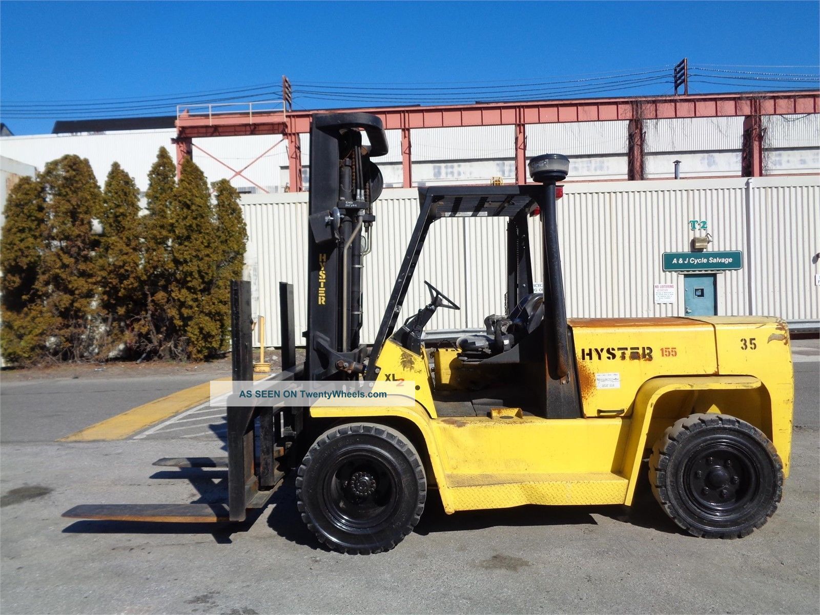 2004 Hyster H155xl2 15,  000lbs Forklift - Triple Mast - Side Shift - Propane Forklifts photo