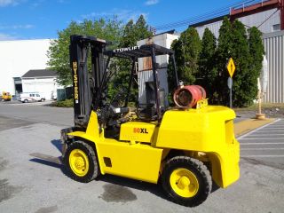 Hyster S80xl 8,  000 Lbs Forklift Truck - Triple Mast - Side Shift - Propane photo