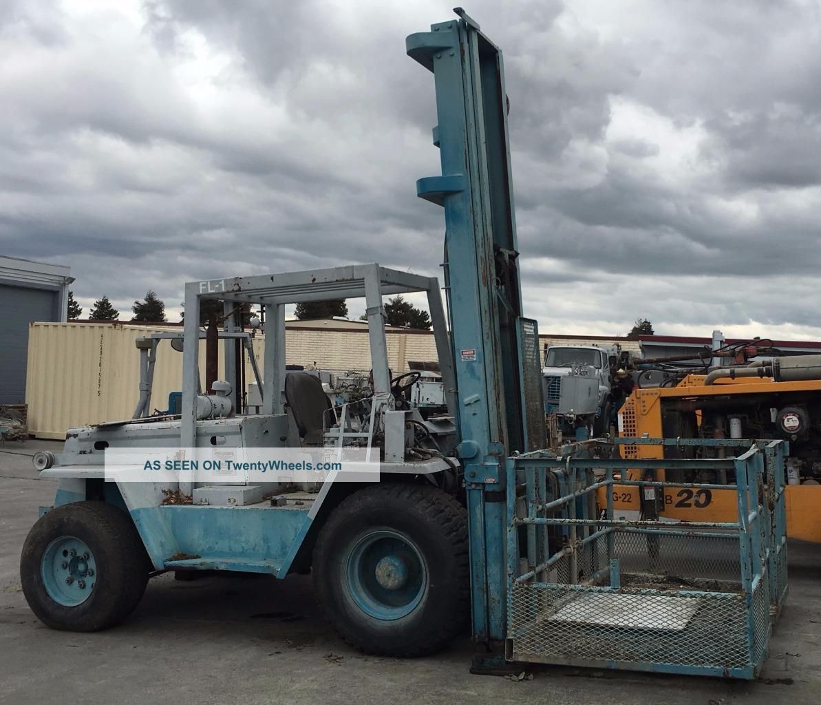 Liftall 8000 Lbs Rough Terrain Forklift Mt - 80 - B Fork Lift Forklifts photo
