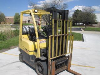2009 Hyster Forklift.  S50ft.  3 Stage Mast.  189 Inch Lift.  Lp Gas Engine. photo