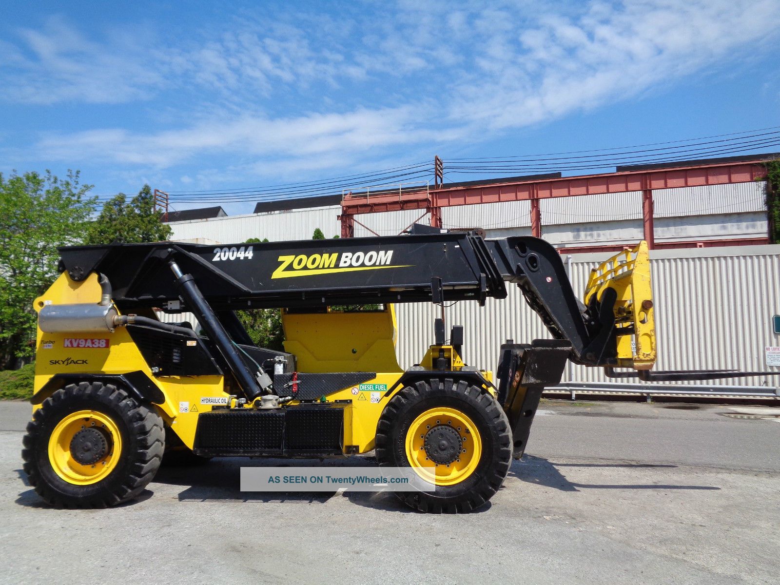 2012 Skyjack Zb20044 Zoom Boom 20, 000lbs Telescopic Boom Telehandler