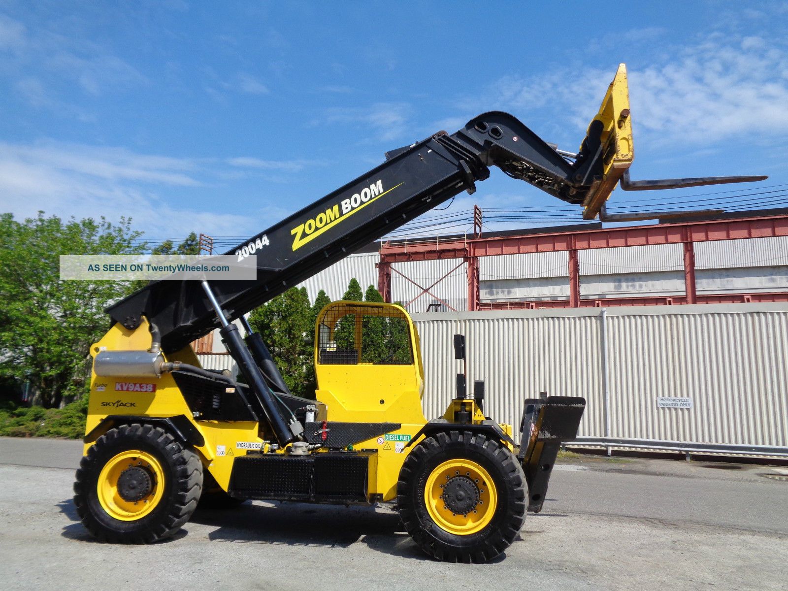 2012 Skyjack Zb20044 Zoom Boom 20, 000lbs Telescopic Boom Telehandler