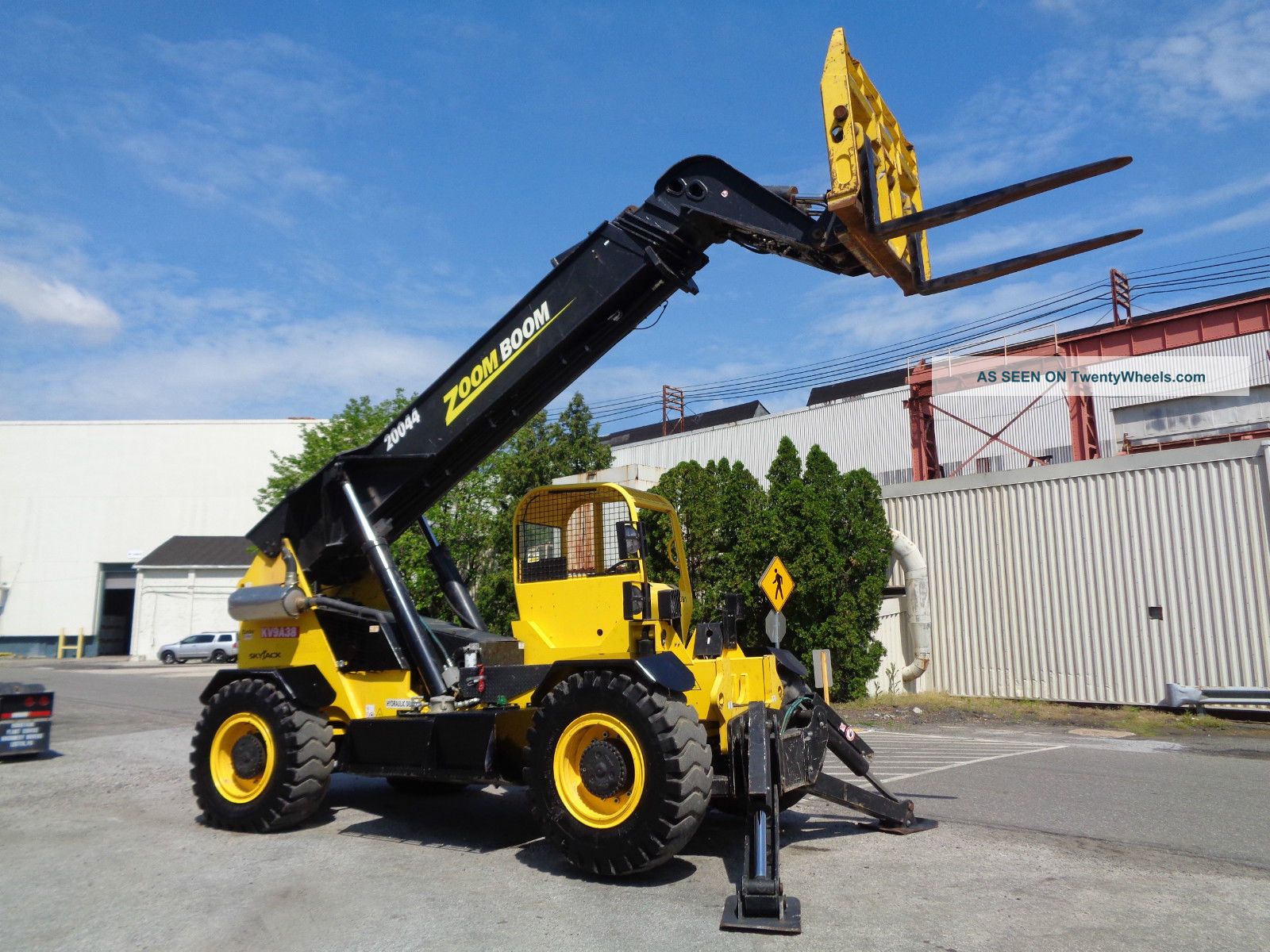 2012 Skyjack Zb20044 Zoom Boom 20, 000lbs Telescopic Boom Telehandler Forklift