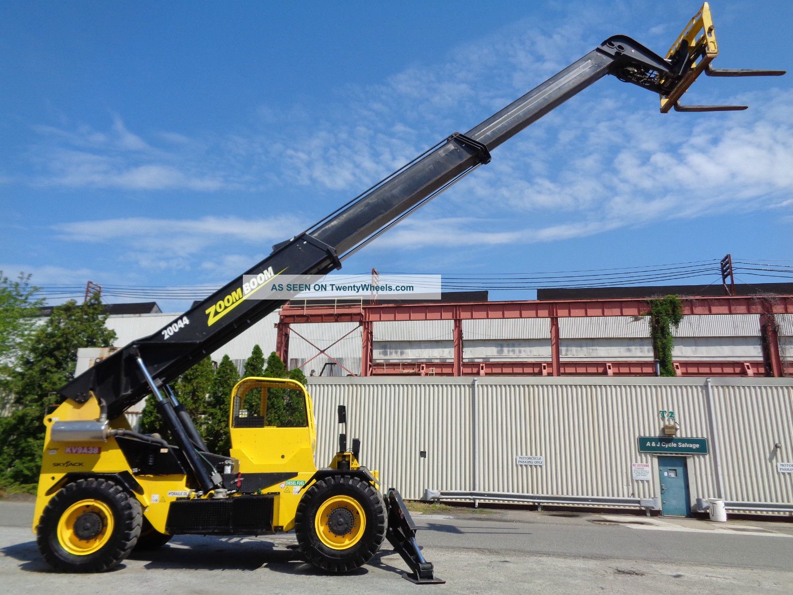 2012 Skyjack Zb20044 Zoom Boom 20, 000lbs Telescopic Boom Telehandler