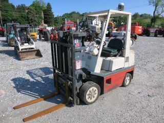 Nissan Kcp02a20pv Forklift,  3725 Lb Lift Cap,  8722 Hrs From Local Paper Mill photo