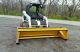 8 ' Low Pro Snow Pusher Box With Pullback Bar Skid Steer Bobcat Other Heavy Equipment photo 2