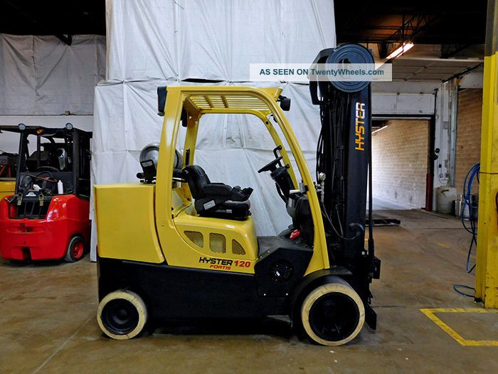 2008 Hyster S120ftprs 12000lb Smooth Cushion Forklift Lpg Lift Truck Hi Lo Forklifts photo