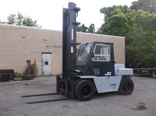 2006 Nissan Diesel 15,  500 Solid Pneumatic Forklift Dual Drives 4 Ways photo