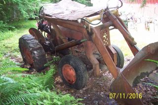 1958 Case Tractor Heavy Duty Industrial Si Front End Loader photo