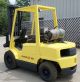 Hyster Model H60xm (1995) 6000lbs Capacity Great Lpg Pneumatic Tires Forklift Forklifts photo 1