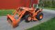 Kubota L2250 4x4 Compact Loader Tractor W/ Belly Mower 688 Hours Tractors photo 8