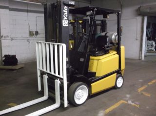 Yale 5000 Lb Forklift Side Shift Triple Mast Rental Specs photo