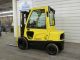 2005 ' Hyster H50ft,  5,  000 Diesel,  Pneumatic Tire Forklift,  3 Stage,  S/s,  Glp050 Forklifts photo 2