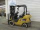 2007 ' Cat C5000,  5,  000 Lb Cushion Forklift,  Lp Gas,  Three Stage Mast,  S/s Forklifts photo 2