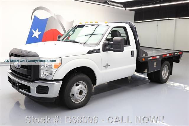 2011 Ford F - 350 Reg Cab Diesel Dually Flatbed Tow Commercial Pickups photo