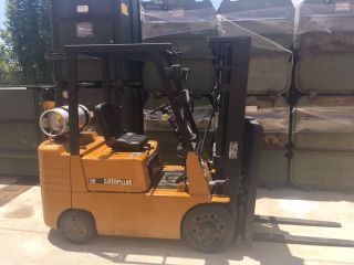 Cat Gc25 5000lb Lpg Forklift 5,  000lb Caterpillar Fork Lift photo
