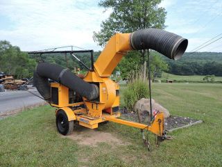 Odb Lct600 Trailer Mounted Leaf Vac Leaf Blower Ford Industrial 139 Hours photo