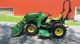 2003 John Deere 4110 4x4 Compact Utility Tractor W/ Loader & Belly Mower Hydro Tractors photo 7