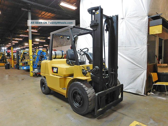 2001 Caterpillar Gp40kl 9000lb Pneumatic Forklift Lpg Lift Truck Hi Lo 96/147 Forklifts photo