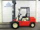 Nissan 6,  000 Diesel Pneumatic Tire Forklift,  Tall 3 Stage,  S/s,  8fgu30 Forklifts photo 1