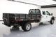 2013 Ford F - 550 Crew 4x4 Diesel Dually Stake/flatbed Commercial Pickups photo 2