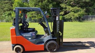 3 Avail 2009 Toyota 8fgcu25 Forklift Truck,  3 - Stage Mast,  Side Shift,  Paint photo