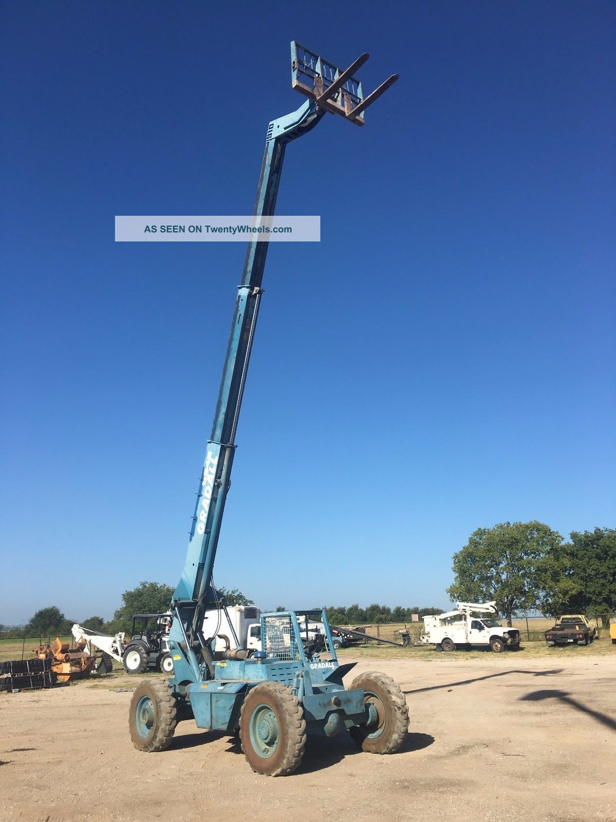 Gradall 534b8 Telescopic Forklift John Deere Diesel Telehandler Sky Trak 9000 Lb Forklifts photo