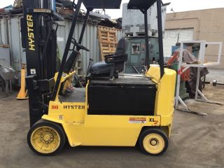 Hyster 8000 Electric Forklift 512 Hours Triple Mast 36 Volt photo