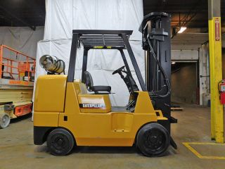 1999 Caterpillar Gc45k - Swb 10000lb Smooth Cushion Forklift Lpg Lift Truck Hi Lo photo