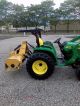 2015 3038e John Deere Compact Utility Tractor With 6ft.  Tiller And Loader,  427 Hr Tractors photo 2