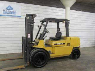 Cat Dp50k,  10,  000 Diesel Forklift,  Pneumatic,  Triple,  Sideshift, photo