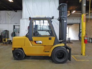 2005 Cat Caterpillar Dp50k1 11000lb Dual Drive Pneumatic Forklift Diesel Truck photo
