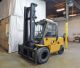 2005 Cat Caterpillar Dp50k1 11000lb Dual Drive Pneumatic Forklift Diesel Truck Forklifts photo 4