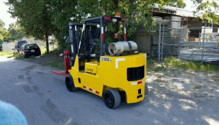 Hyster S120xls Forklift,  12000lb 3 Stage Mast.  Lpg. .  Winner Takes All photo