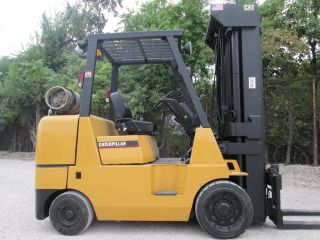 2010 Caterpillar Gc40k Forklift Lift Truck Hilo Fork,  8000lb Capacity,  Cushion photo