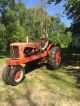 Allis Chalmers Wd Tractor - Good Running Order 1950 Narrow Front Rear Tires Antique & Vintage Farm Equip photo 2