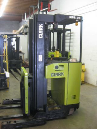Clark Narrow Aisle Electric Reach Forklift - Chassis Only - Reconditioned - Good photo