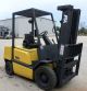 Yale Model Gdp060tg (2003) 6000lbs Capacity Great Diesel Pneumatic Tire Forklift Forklifts photo 2
