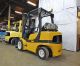 2007 Yale Glp060vx 6000lb Solid Pneumatic Forklift Lpg Lift Truck Hi Lo 91/199 Forklifts photo 3