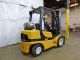 2007 Yale Glp060vx 6000lb Solid Pneumatic Forklift Lpg Lift Truck Hi Lo 91/199 Forklifts photo 4
